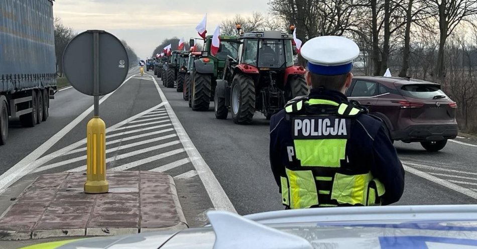 zdjęcie: Uwaga kierowcy! Jutro rusza protest rolników w Kuznocinie / fot. KPP w Sochaczewie
