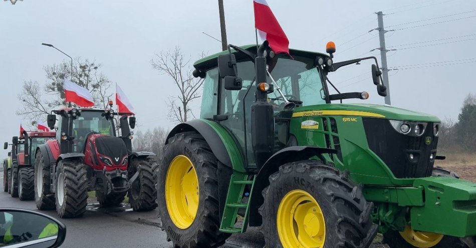 zdjęcie: Zabezpieczamy protest rolników / fot. KPP Krasnystaw