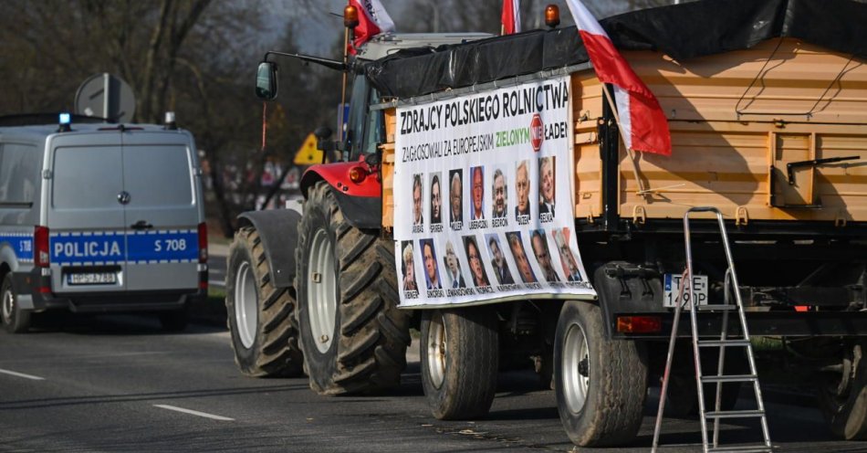 zdjęcie: Podczas środowych protestów rolników zatrzymano trzy osoby / fot. PAP
