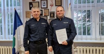 Komendant Powiatowy Policji w Giżycku wręczył rozkazy nowym kierownikom