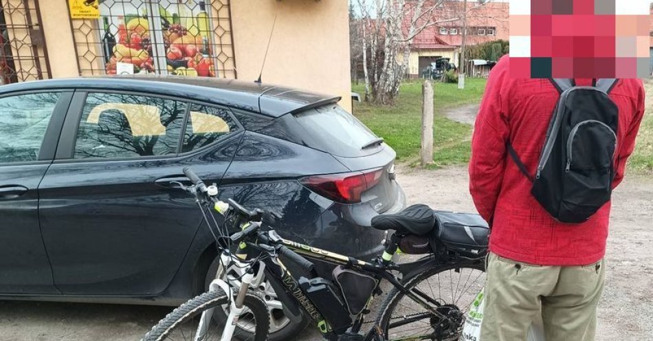 zdjęcie: Policjanci odzyskali rower elektryczny i zatrzymali mężczyznę podejrzanego o jego kradzież / fot. KMP w Jeleniej Górze