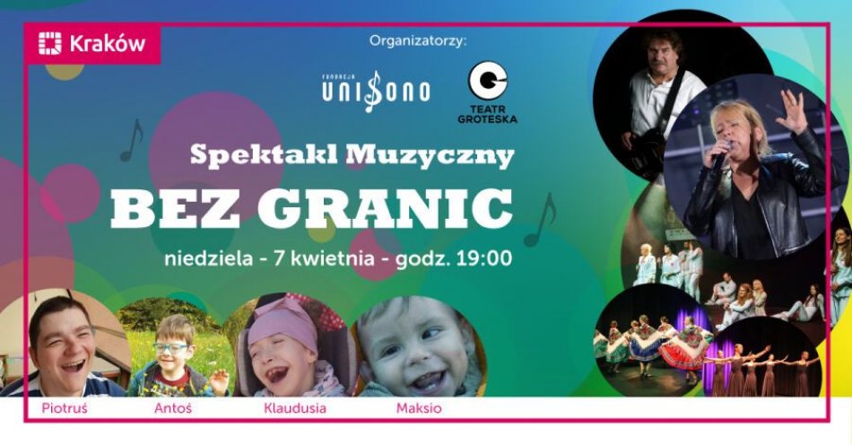 zdjęcie: Weź udział w Spektaklu Muzycznym Bez granic / fot. UM Kraków / Fot. materiały prasowe