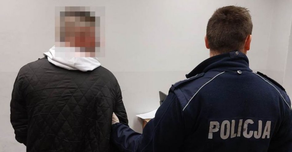 zdjęcie: Zatrzymany sprawca rozboju trafił do aresztu / fot. KPP w Strzelinie