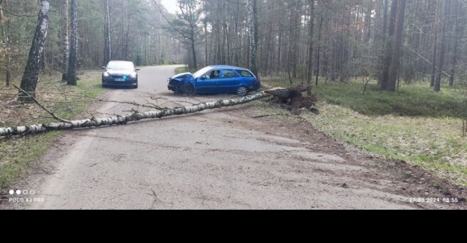 zdjęcie: Niebezpieczna sytuacja na drodze / fot. KPP w Żuromienie