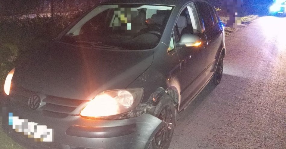 zdjęcie: Pijany kierowca bez uprawnień, spowodował kolizję i ukrył się w zaroślach / fot. KPP Opole Lubelskie