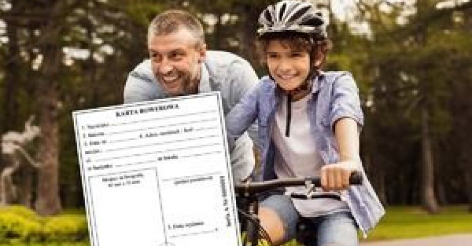 zdjęcie: Rodzicu zadbaj o kartę rowerową dziecka / fot. KPP w Przasnyszu