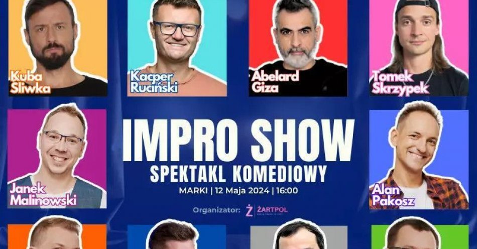 zdjęcie: Impro show!- Giza, Ruciński, Leja, Śliwka, Machnicki, Skrzypek oraz Grupa AD HOC / kupbilecik24.pl /