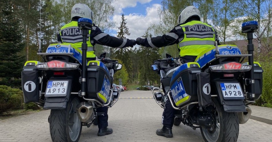 zdjęcie: Ruszyły patrole motocyklowe / fot. KPP Kolno